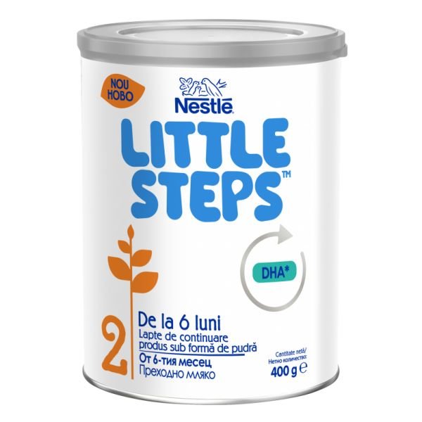 Little Steps 2 Lapte praf de continuare x 400g